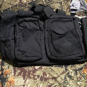 FlightLine Black Utility Duffle Bag - Tactical & Gear Organizer